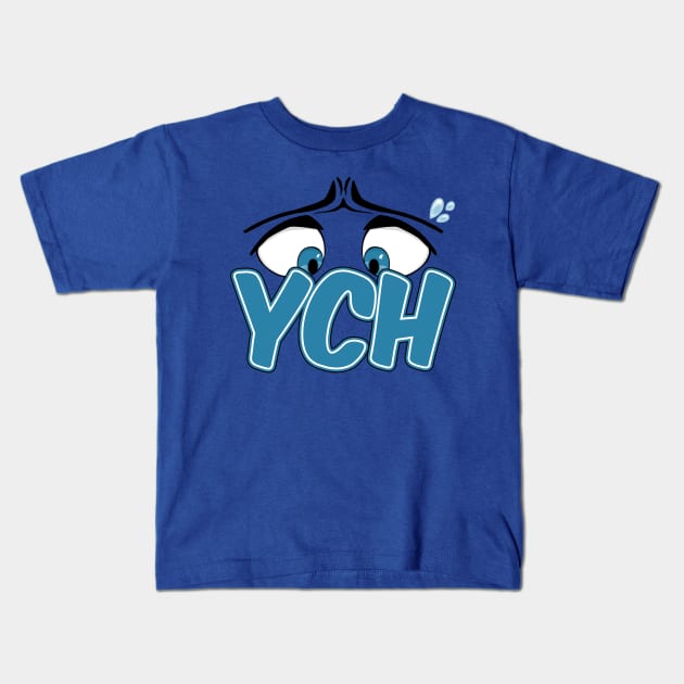 YCH face version Kids T-Shirt by Pawgyle